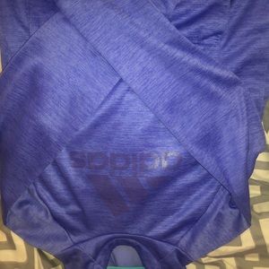 Purple Adidas hoodie